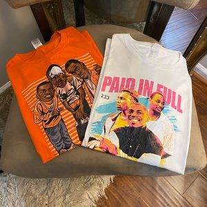 Custom Made Throwback “Paid In Full” Tshirts